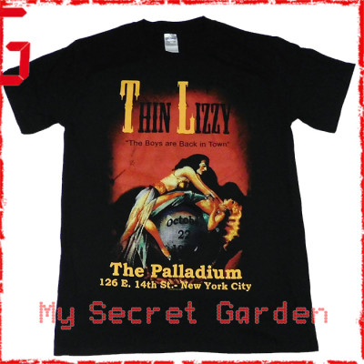 Thin Lizzy - The Boys Are Back In Town Official Fitted Jersey T Shirt ( Men M ) ***READY TO SHIP from Hong Kong***